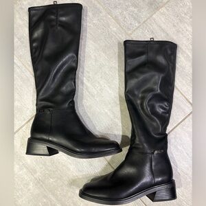 Franco Sarto Black Heeled Boots